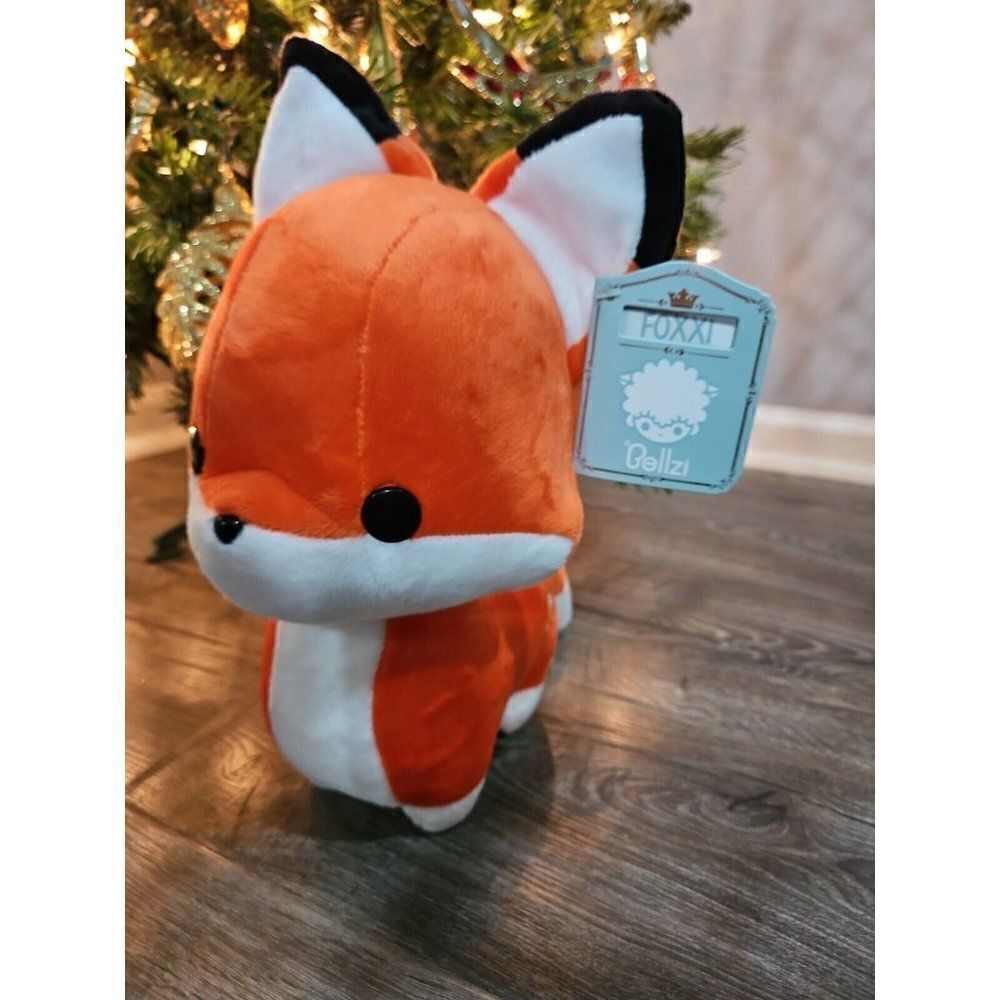 Bellzi Orange Fox Cute Stuffed Animal Plush Toy Adorable Soft Fox Toy NWT
